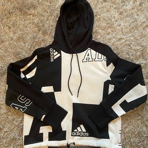 Adidas crop hoodie